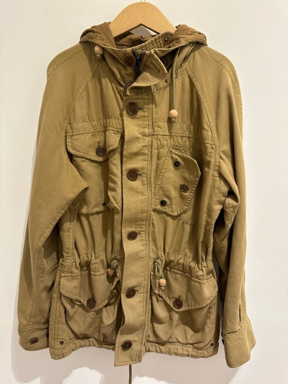 Ralph Lauren Khaki Safari  Hooded Jacket